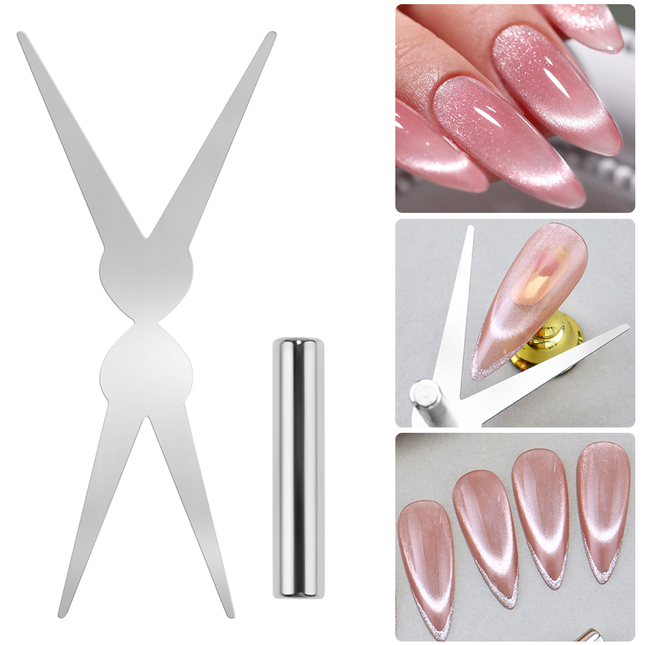 Nail Art Full Cat Eye - 2 stks Cat Eye Magneet Set