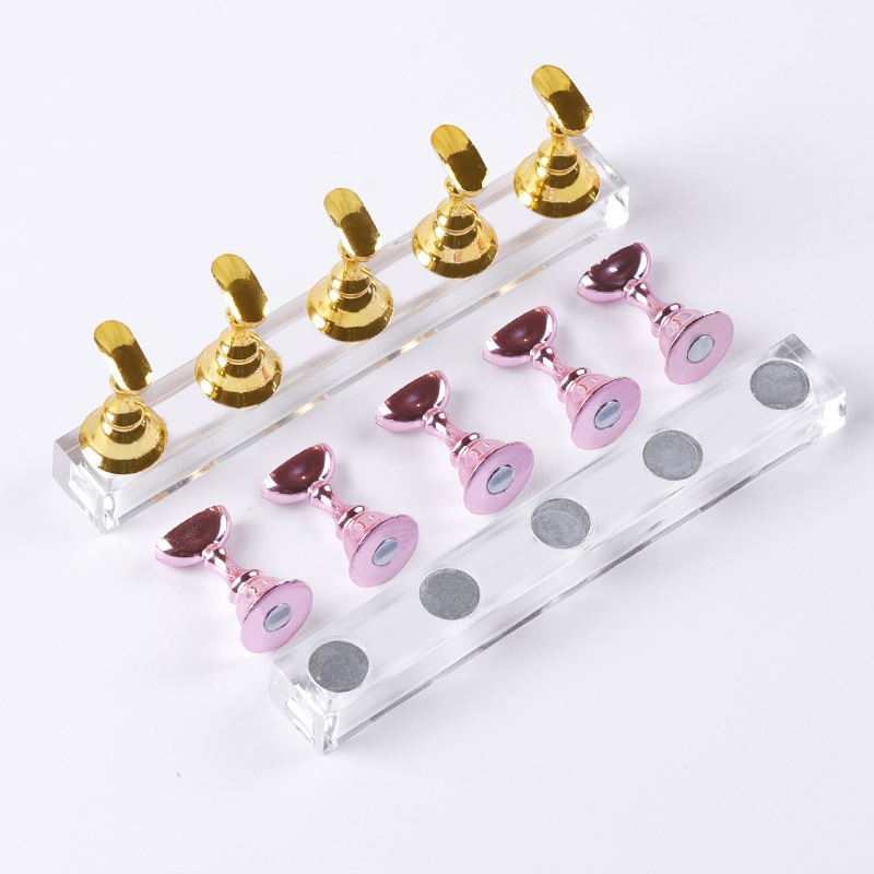 Nail Art Overlay - 5/30 stks/set Magnetische Nagelhouder Valse Nagel