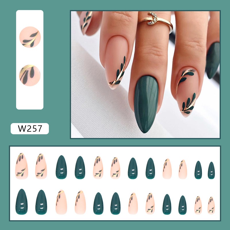 24P/Set Middellange Amandel Dr - Press On Nail Set recensie en prijs