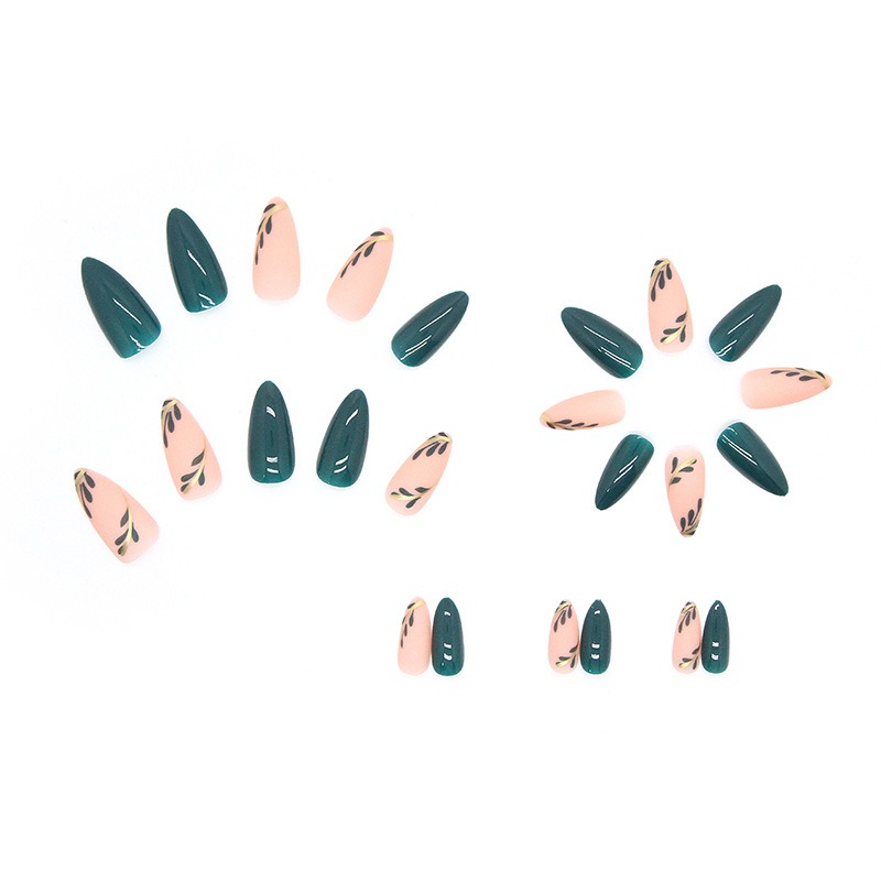 24P/Set Middellange Amandel Dr - Press On Nail Set recensie en prijs