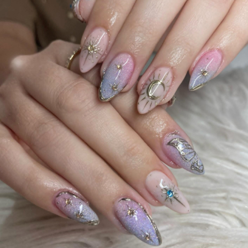 24 stuks vergulde Starlight st - Nail Art Overlay recensie en prijs