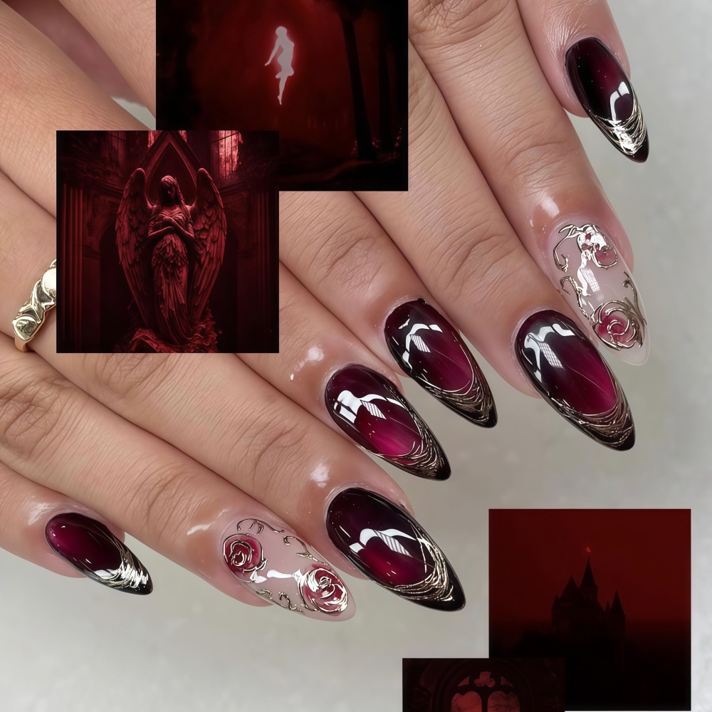3D nepnagels voor dames meisje - Press On Nail Set recensie en prijs