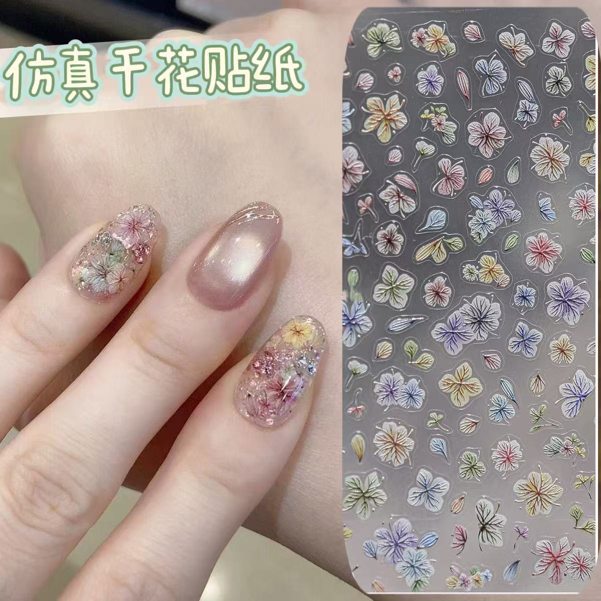 Virusvrije gedroogde bloemen n - Nail Art Ombre Glitter recensie en prijs