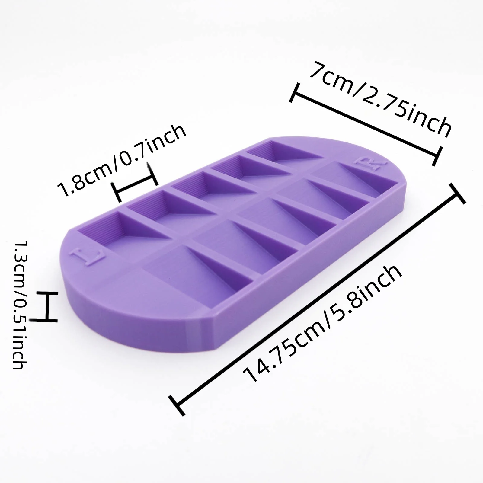 8-vakjes nageltip opbergbak me - Nail Art Overlay recensie en prijs
