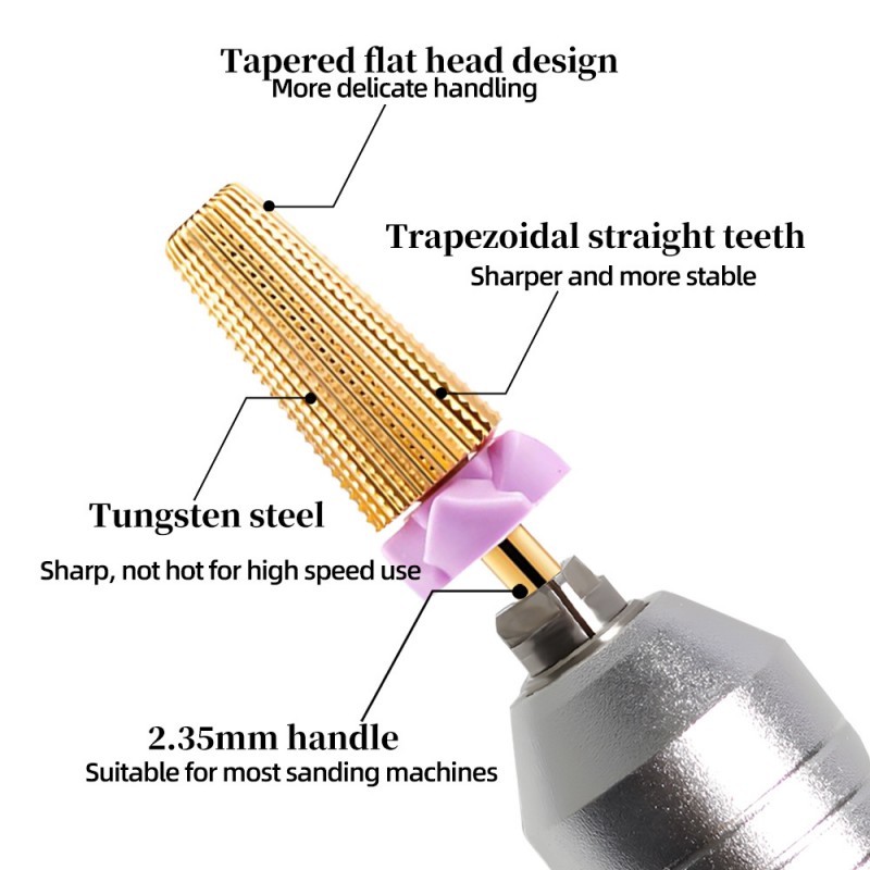 5-in-1 Wolframstaal Nagelboorb - Nail Art Violet recensie en prijs