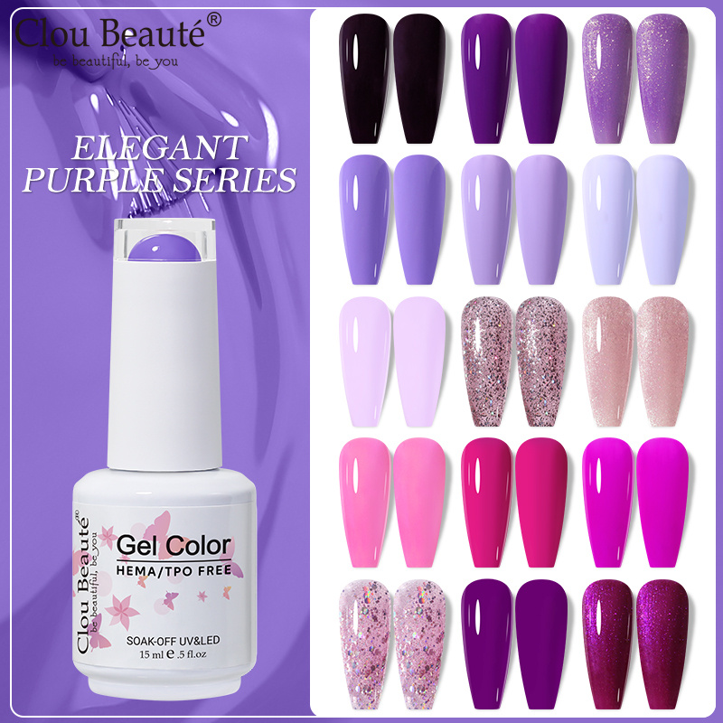 Clou Beaute UV Gel Nagellak Nu - Nail Art Violet recensie en prijs
