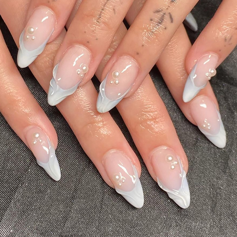 24 stuks eenvoudige groene Fra - Press On Nail Set recensie en prijs