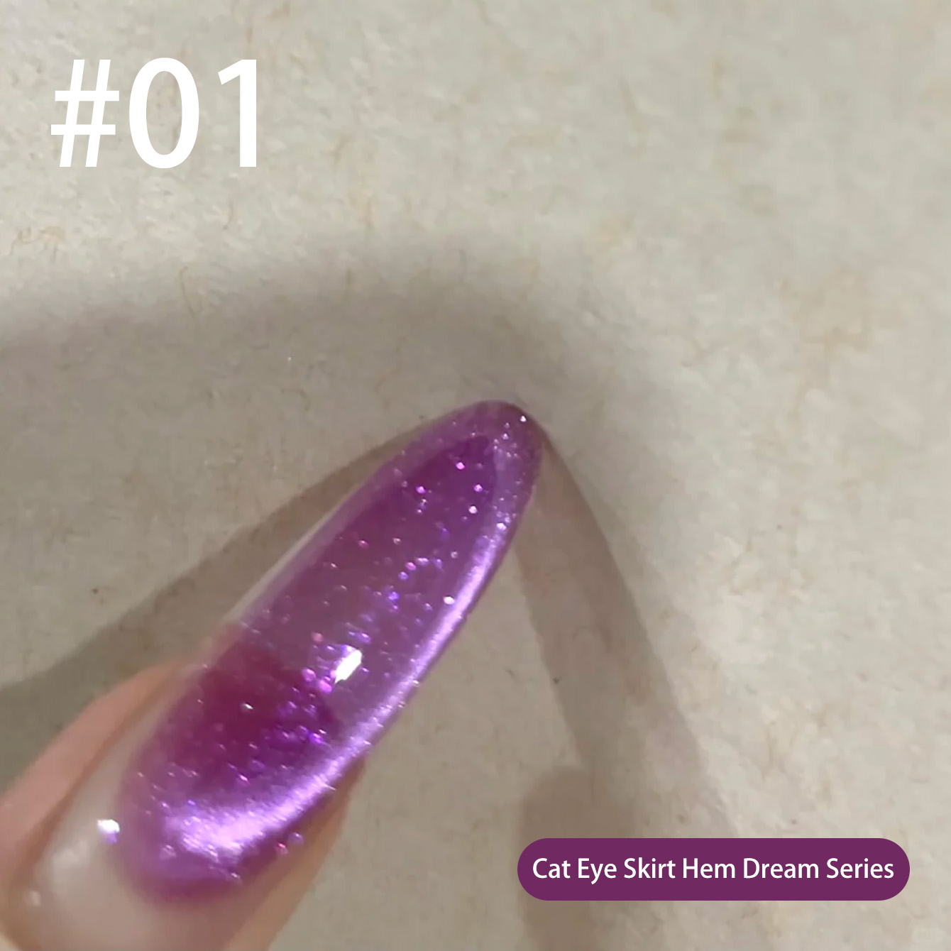 MIANEL Qunbai Rumen Cat Eye Ge - Nail Art Violet recensie en prijs