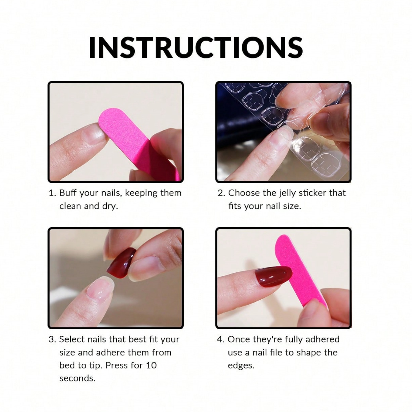 10 stuks pure handgeperste kor - Nail Art Overlay recensie en prijs