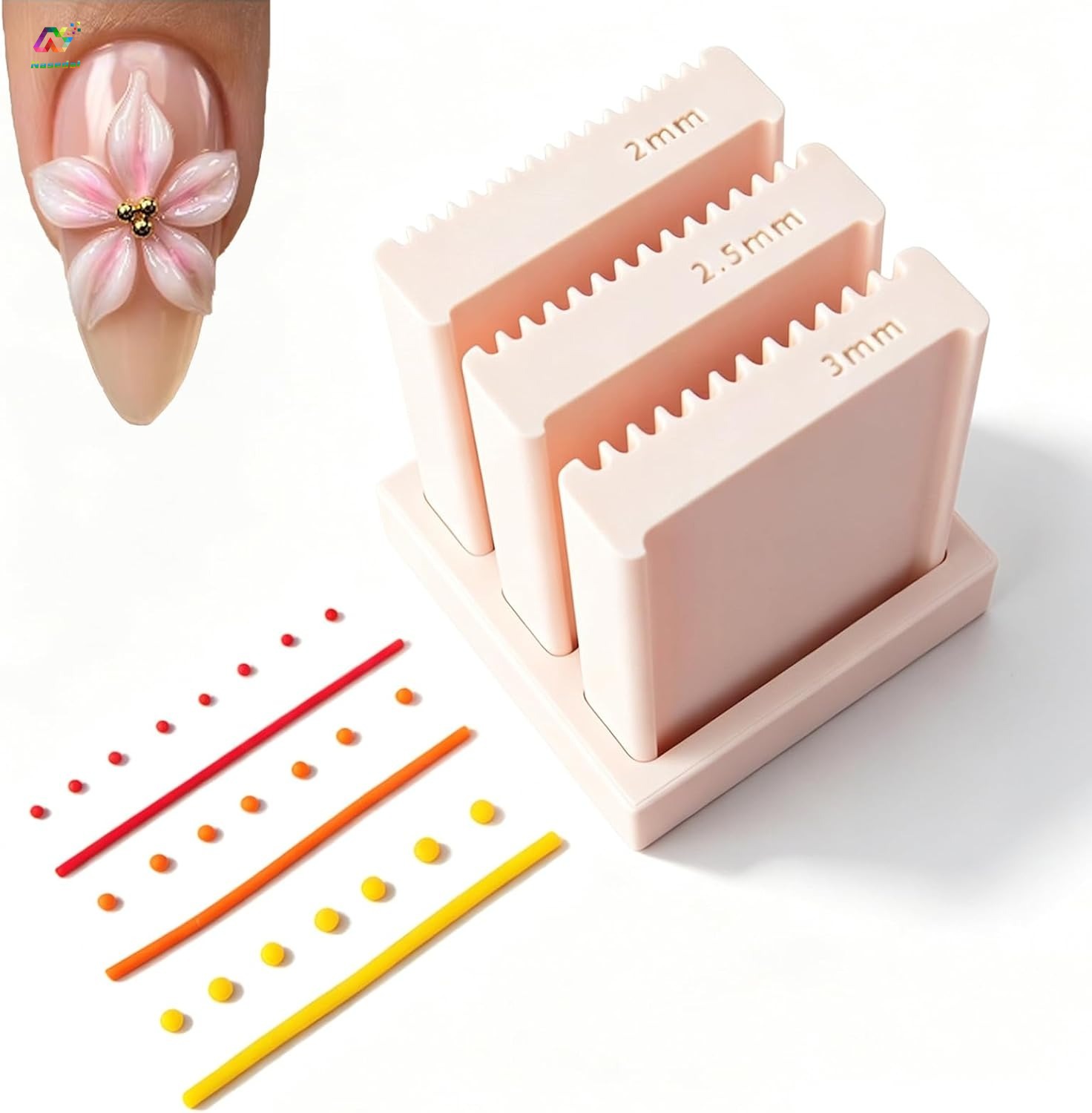 2-in-1 Mini Klei-Ball & Strip  - Nail Art Overlay recensie en prijs